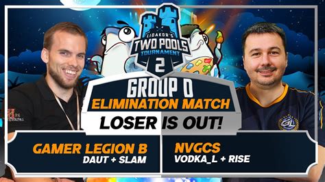 Two Pools Round Vodka Rise Vs Daut Slam Loser Is Out W