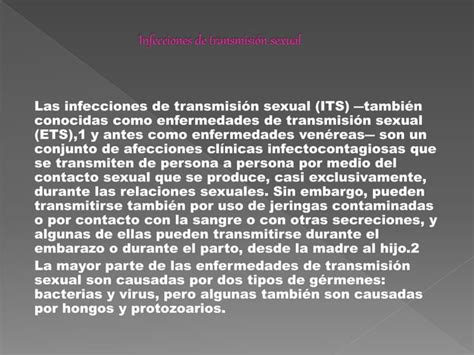 Enfermedades De Transmisión Sexual Ppt Descarga Gratuita