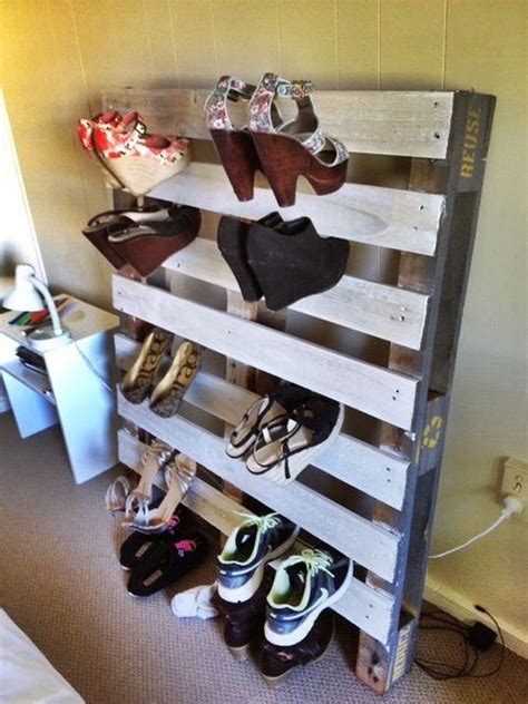 Wood Pallet Shoe Rack DIY Ideas Wood Pallet Creations