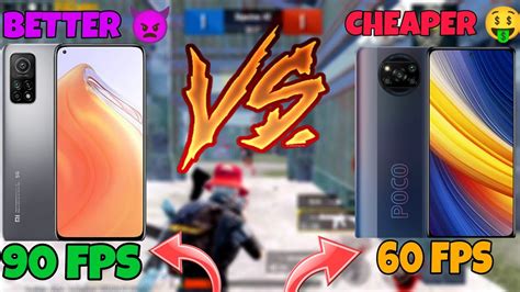 Xiaomi Mi 10t Vs Poco X3 Pro 90 Fps Vs 60 Fps Pubg Mobile Samsung