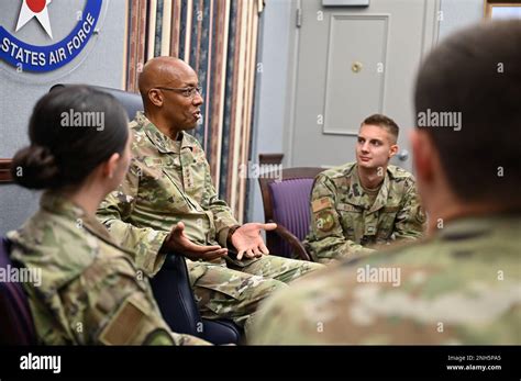 Air Force Chief Of Staff Gen Cq Brown Jr Speaks With Air Force And