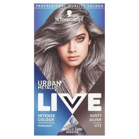 Vopsea Par Permanenta Live Urban Metallics U Dusty Silver Ml