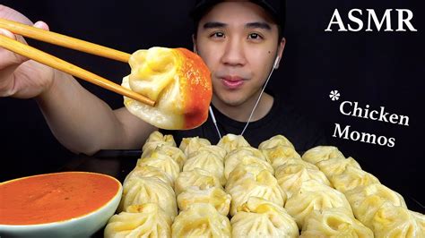 Asmr Spicy Momo Dumplings Mukbang No Talking Eating Sounds Bun Asmr