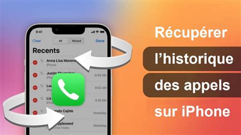 Comment retrouver l historique de mes appels effacés iPhone