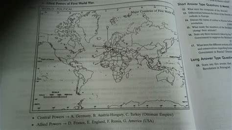 World War 1 Central Powers Map