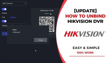 NEW UPDATE How To Unbind Hikvision DVR YouTube