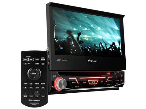 DVD Automotivo Pioneer AVH 3880DVD Tela 7 Retrátil Touch 92 Watts RMS