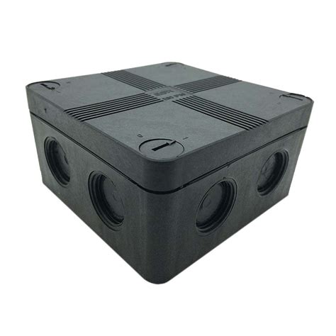 Buy Ip Black Weatherproof Outdoor External Junction Box Complete