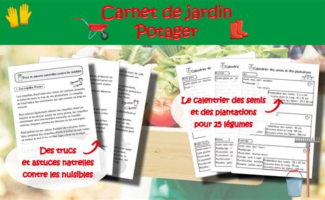 Amazon Fr Carnet Compl Ter Jardin Potager Bonus Ce Journal