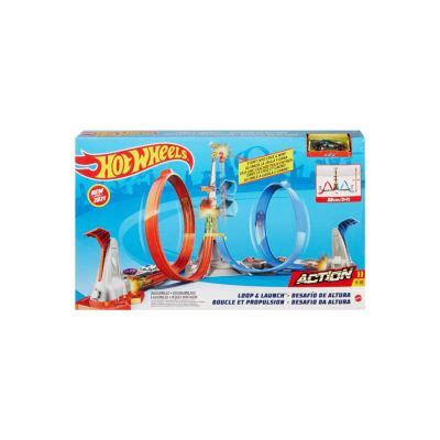 Pista Hot Wheels Action Desafio De Altura Loop And Launch MATTEL