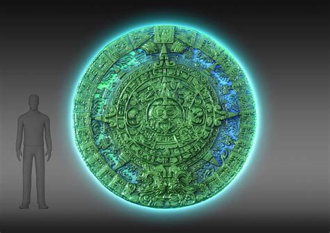 Theme Park Props Mayan Calendar Concept Design Juan Mu Oz