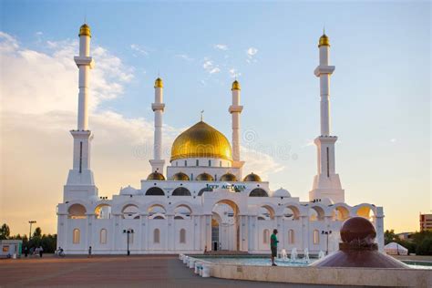 ASTANA, KAZAKHSTAN - JULY 25, 2017: View of the Modern Nur-Astana ...