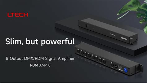 New Product Ultra Slim Smart Dmx Rdm Signal Amplifier Led Controller