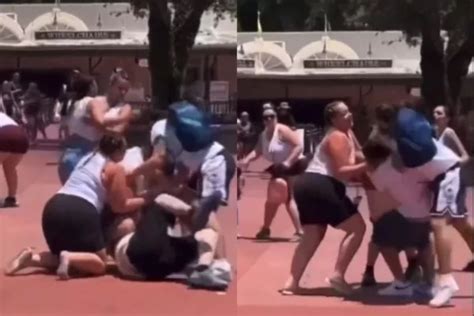 Chutes E Socos Briga Em Parque Da Disney Gera Confus O Generalizada