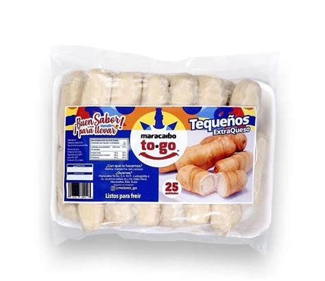 Maracaibo To Go Teque Os Congelados Extra De Queso Unidades Phasil