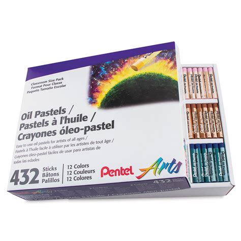 Pentel Oil Pastel Set Version Assorted Colors Set Of Blick