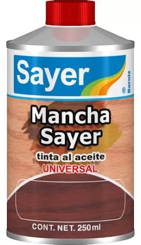 Tintas Para Madera Al Aceite Sayer Lack 250ml Meses sin interés