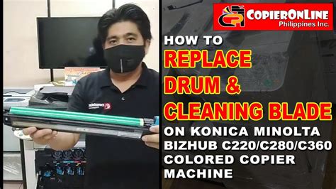 Tutorial How To Replace Drum Cleaning Blade On Konica Minolta Bizhub