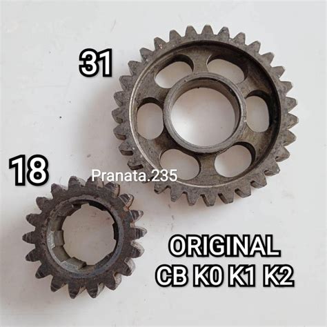 Jual Original Set Gigi 2 Rasio Mata 18 31 Honda CB K0 K1 K2 JAPAN