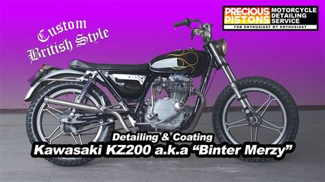 Detailing Coating Kawasaki Kz Binter Merzy British Style