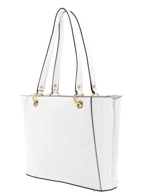 Guess Handtasche Geva Noel Tote White Logo Modeherz