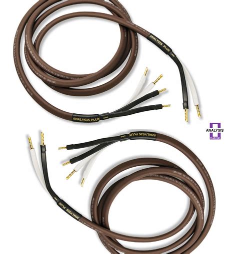 Analysis Plus Bi Wire Chocolate Oval Speaker Cable Bi Wired Ft