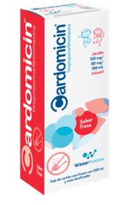 CARDOMICIN JARABE Infantil FCO 200 ML 150 80 MG 100 ML Dropropizina