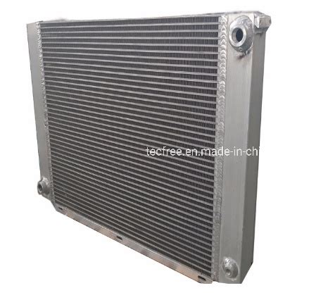 Aluminum Oem Bar Plate Fin Heat Exchanger Oil Cooler For