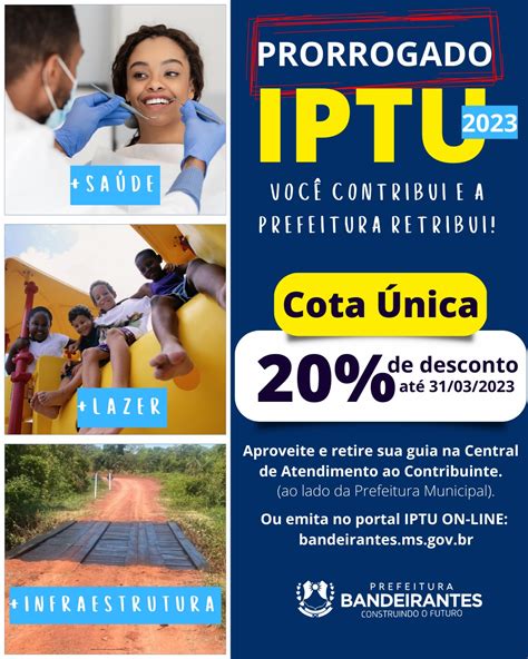 PMBandeirantes IPTU31032023 Prefeitura Municipal De Bandeirantes