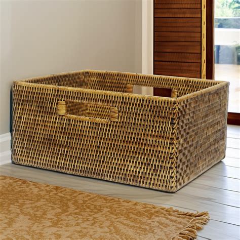 Rattan Island Rattan Storage Basket Direct From Asia Manufacturer