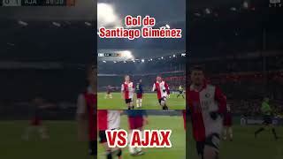 gol de Santi Giménez en el feyenoord vs ajax ligamx shorts short