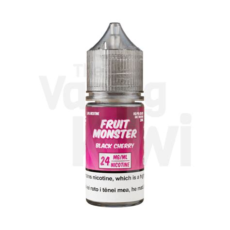 Black Cherry Fruit Monster NIC SALTS The Vaping Kiwi