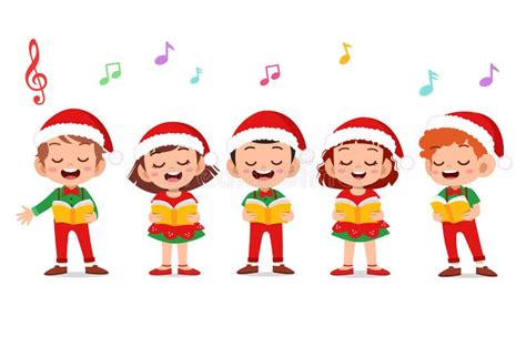 Christmas Kids Choir Stock Illustrations 386 Christmas Kids Choir