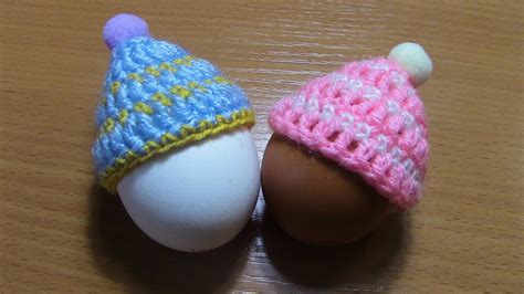 Вязание шапочек для пасхальных яиц - YouTube