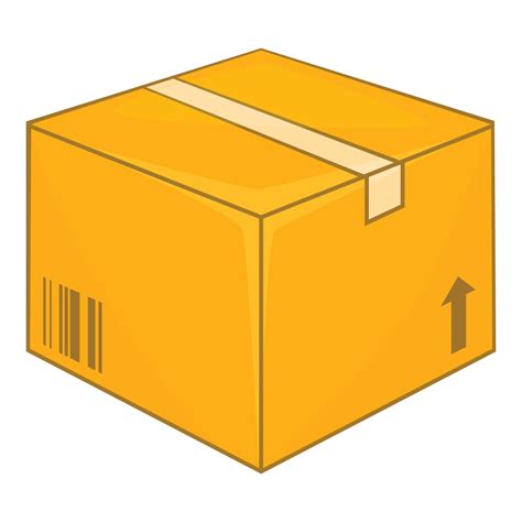 Icono De Caja De Cart N Estilo De Dibujos Animados Vector En