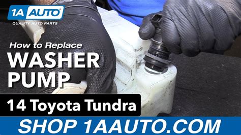 How To Replace Washer Pump Toyota Tundra Youtube