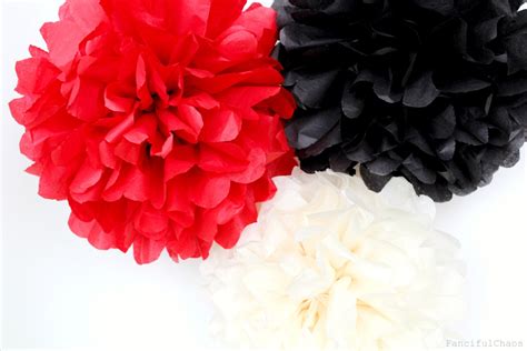 Black Tissue Paper Pom Poms Wedding Birthday Bridal Shower | Etsy