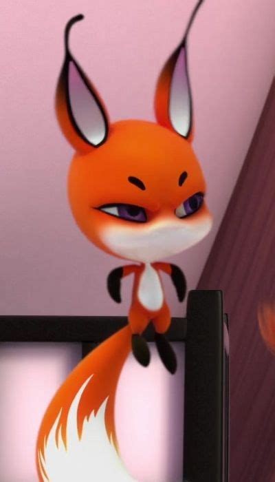 An Animated Fox Standing In Front Of A Television