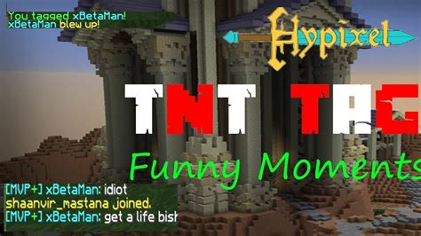 Hypixel TNT Tag Funny Moments YouTube