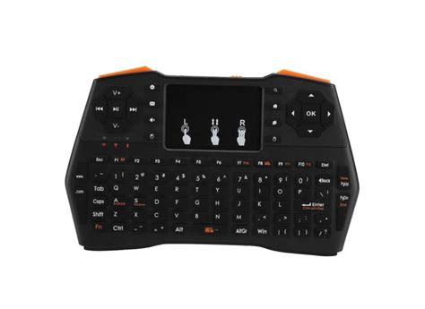 Mini teclado sem fio de 2 4 GHz Touchpad 3 dpi teclado portátil para pc