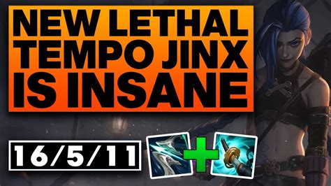 Reworked Lethal Tempo On Jinx Is INSANE Jinx ADC Gameplay Preseason