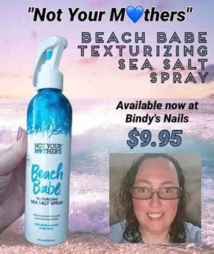 Not Your Mothers Beach Babe Texturizing Sea Salt Spray Bindy S Nails