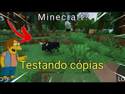 Testando a cópia de Minecraft mais bonita Testando cópias YouTube