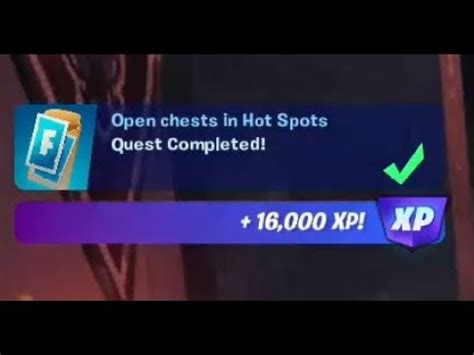 Fortnite Open Chests In Hot Spots Chapter 4 Season 1 YouTube