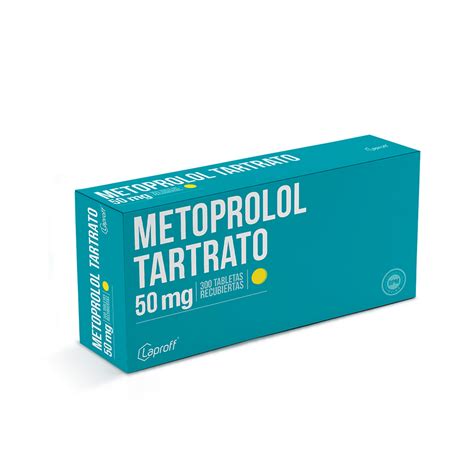 Metoprolol 50 Mg 300 Tabletas Lp Farmaprime