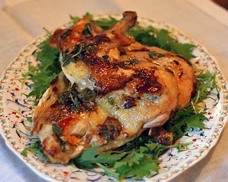 Brick Chicken Recipe by Peggy Bourjaily