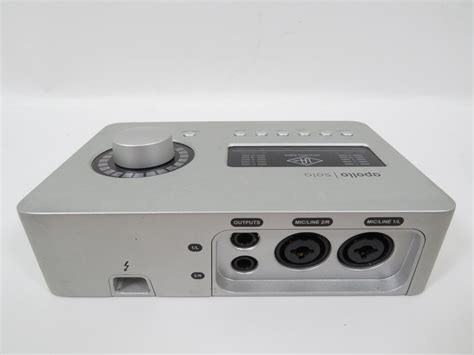 Universal Audio Apollo Solo Thunderbolt 3 Audio Interface