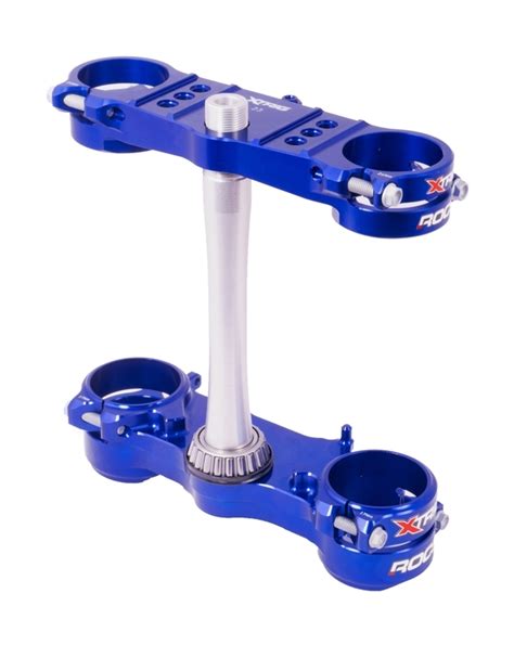 XTRIG ROCS Tech Triple Clamps Blue Kawasaki KX250F 450F Buy Cheap FC Moto