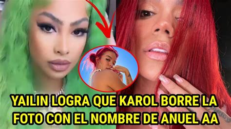 Karolg Se Arrepiente Y Borra La Foto Del Tatuaje De Anuel Anuel No Lo