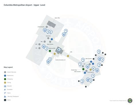 Columbia Metropolitan Airport (CAE) | Terminal | Level 2